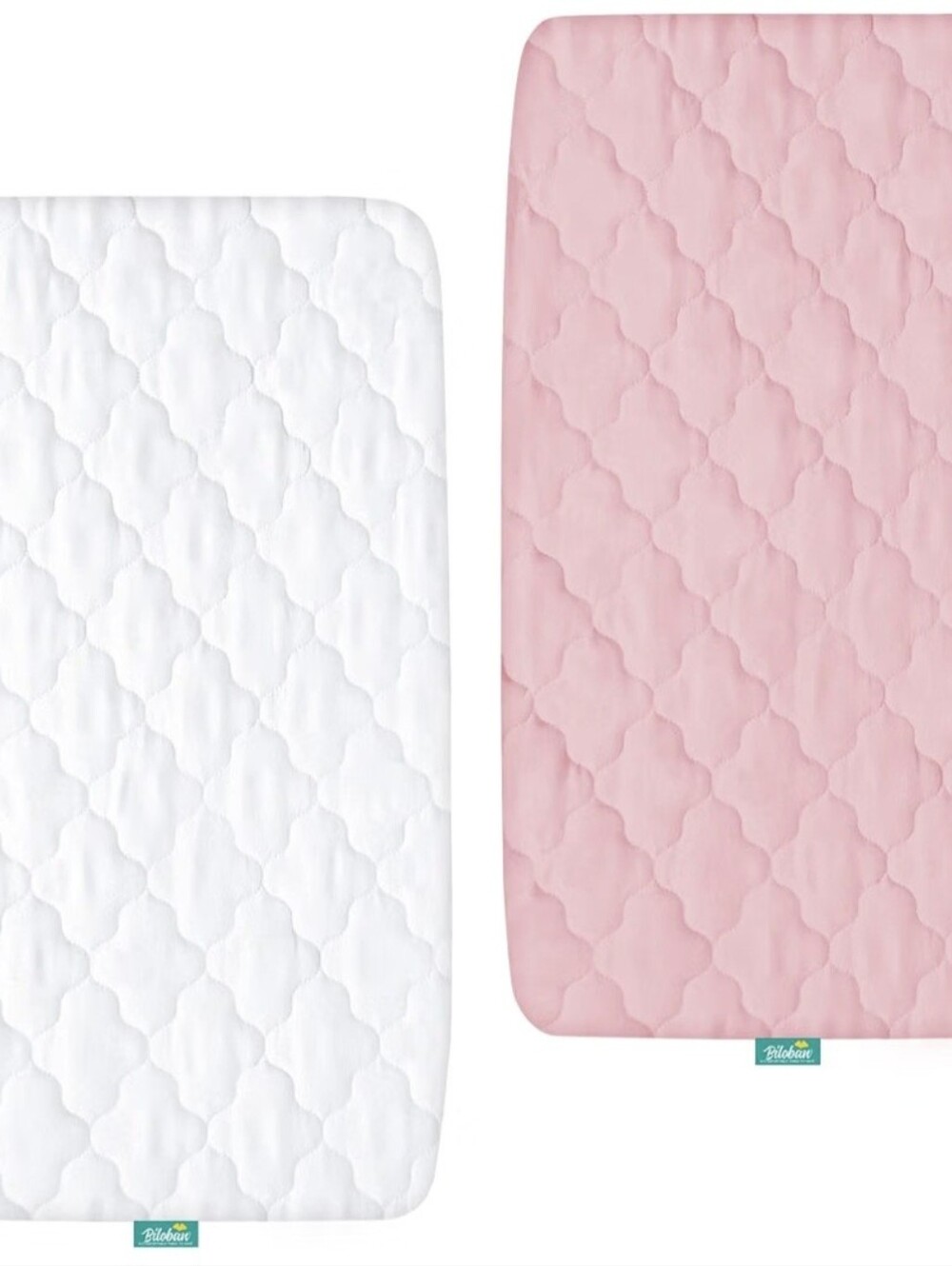 Biloban Bassinet Mattress Pad Covers Waterproof Fit for All Mainstream Bassinets